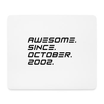 Octobre 2002 - Cadeau de 20e anniversaire. Légende. - Tapis de souris (format paysage) - blanc - Devant