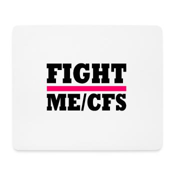 Me/cfs - fight me/cfs - Mouse Pad (horizontal) - white - Front