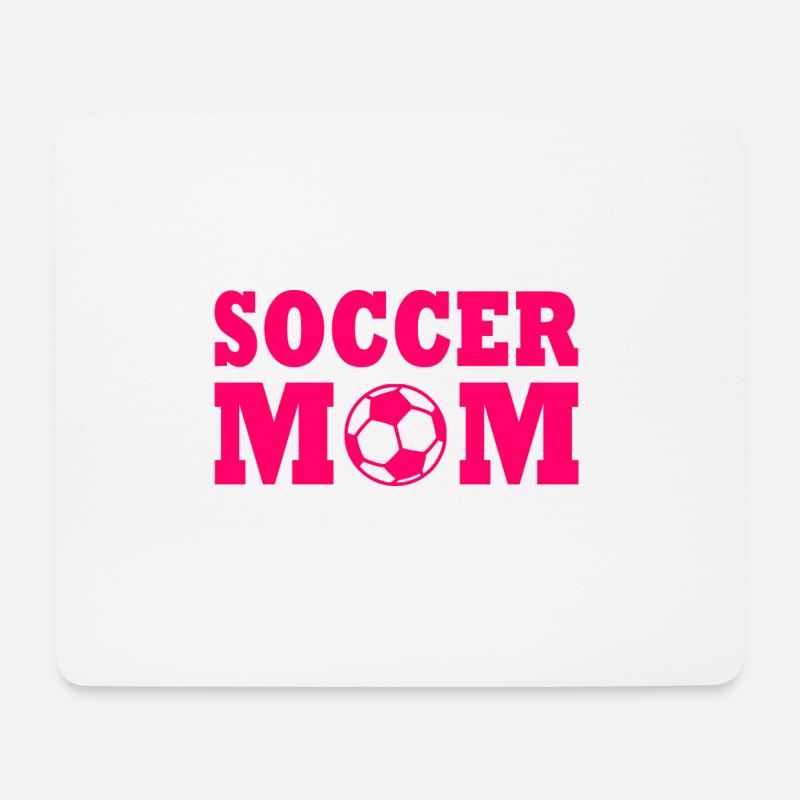 Soccer mom - Mousepad (Querformat) - Weiß