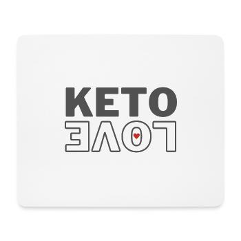 AMOUR CÉTO - Tapis de souris (format paysage) - blanc - Devant