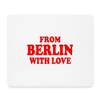 From berlin with love - Tapis de souris (format paysage) - blanc - Devant