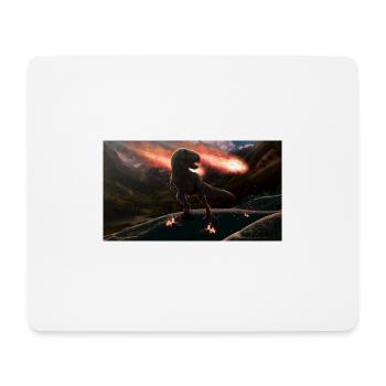 T-REX Mausmatte - Mousepad (Querformat) - Weiß - Vorne