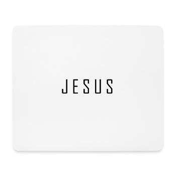 JESUS - Mousepad (Querformat) - Weiß - Vorne