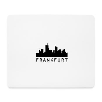 Frankfurt skyline - Mouse Pad (horizontal) - white - Front