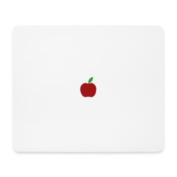 Pomme - Tapis de souris (format paysage) - blanc - Devant