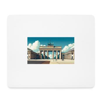 Brandenburg Gate - Mousepad (Querformat) - Weiß - Vorne