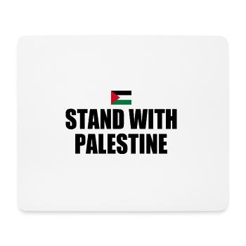 Stand with palestine - Mouse Pad (horizontal) - white - Front