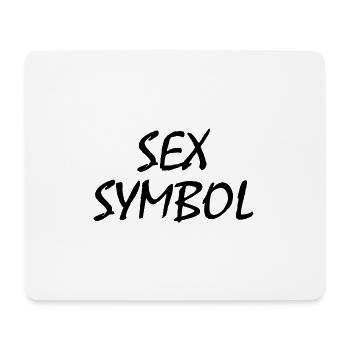 Sex symbol - Mouse Pad (horizontal) - white - Front