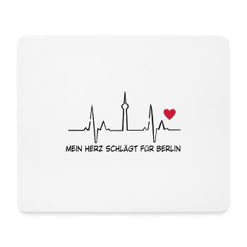 Berlin - Mousepad (Querformat) - Weiß - Vorne