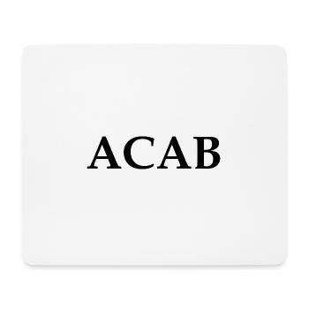 ACAB - Spongebozz - Mousepad (Querformat) - Weiß - Vorne