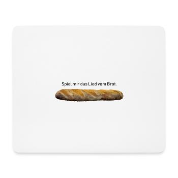 Brot - Mousepad (Querformat) - Weiß - Vorne