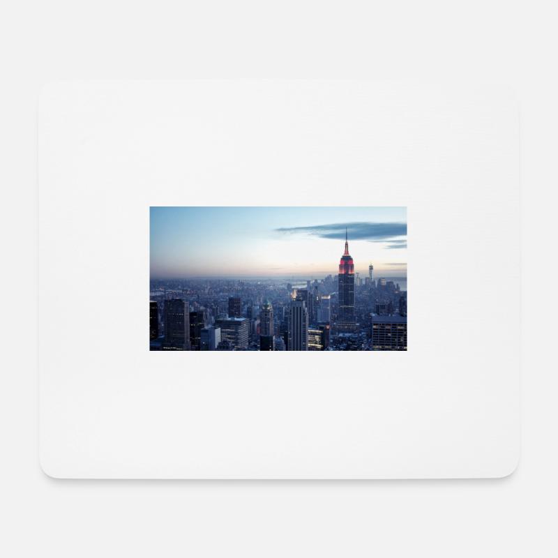 New York City - Mousepad (Querformat) - Weiß