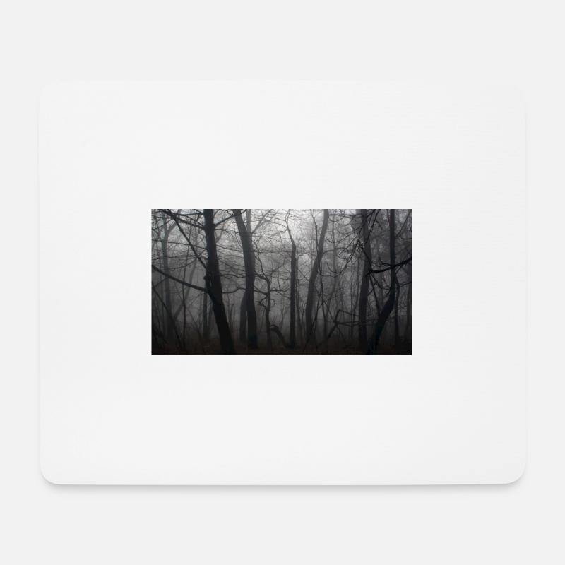 Wald - Mousepad (Querformat) - Weiß