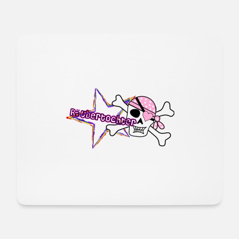 Raeubertochter - Mousepad (Querformat) - Weiß