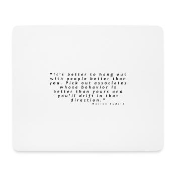 Warren Buffett Zitate! Geschenk. Geschenkidee - Mousepad (Querformat) - Weiß - Vorne