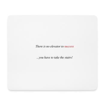 Nimm die Treppen Geschenkidee - Mousepad (Querformat) - Weiß - Vorne