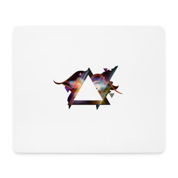 Illuminati Triangle - Tapis de souris (format paysage) - blanc - Devant