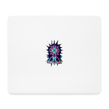 Trippy Man - Mousepad (Querformat) - Weiß - Vorne