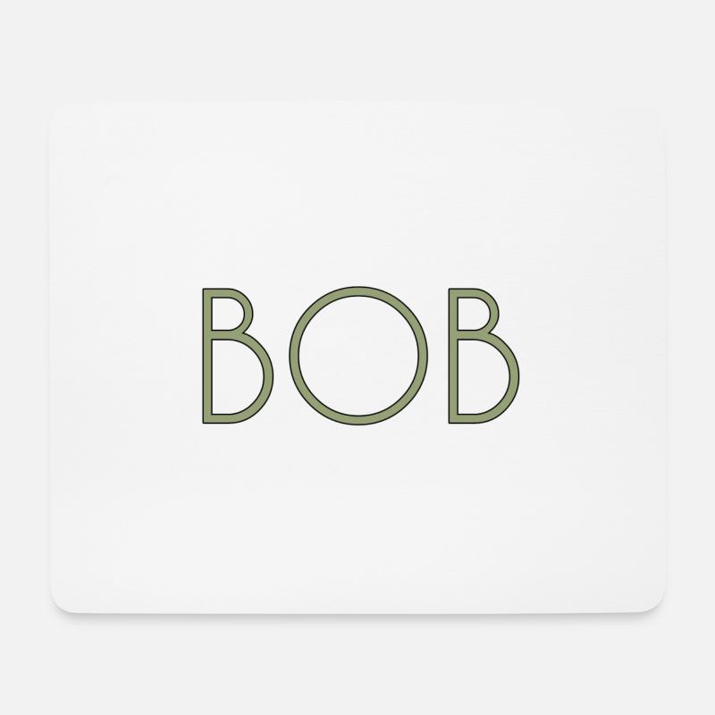 bob - Mouse Pad (horizontal) - white