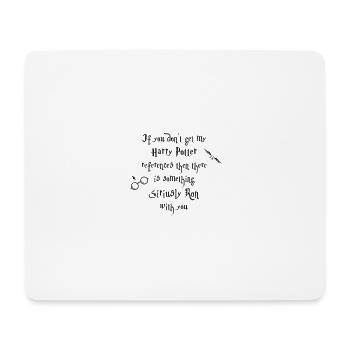 Lustiger Titel für alle Fans - Mousepad (Querformat) - Weiß - Vorne