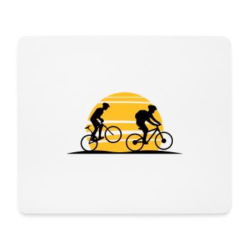 MOUNTAIN BIKE GRAVEL Bike Sun - Mouse Pad (horizontal) - white - Front