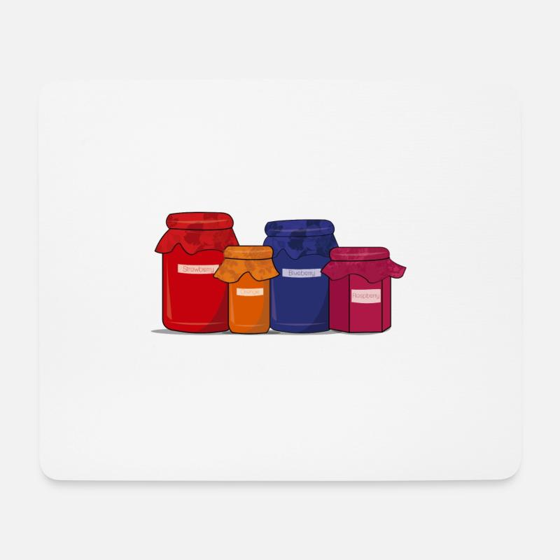 jam - Mouse Pad (horizontal) - white