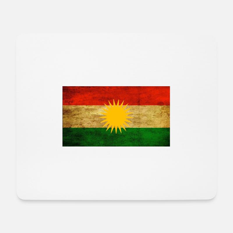 Kurdistan - Mousepad (Querformat) - Weiß