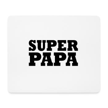 Superpapa - Mousepad (Querformat) - Weiß - Vorne