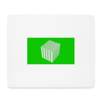 Cube - Mouse Pad (horizontal) - white - Front