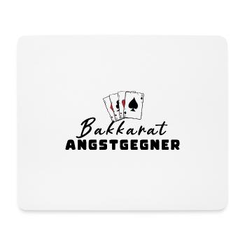Baccarat Fear Opponent - Mouse Pad (horizontal) - white - Front
