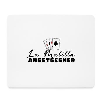 La Malilla fear opponents - Mouse Pad (horizontal) - white - Front