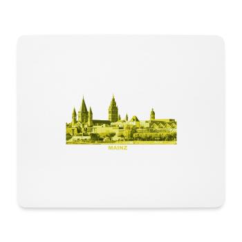 Capitale de l'État de Mainz Rhénanie-Palatinat - Tapis de souris (format paysage) - blanc - Devant