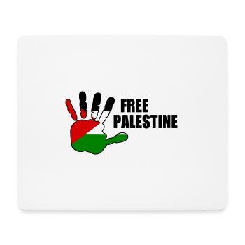 Free palestine - Mouse Pad (horizontal) - white - Front