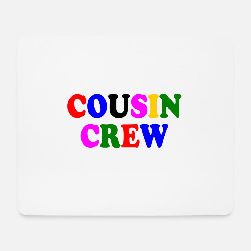 Cousin crew - Mousepad (Querformat) - Weiß
