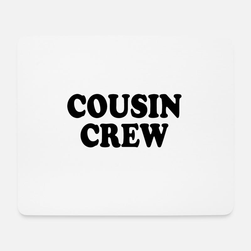 Cousin crew - Mousepad (Querformat) - Weiß