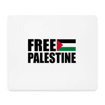 Free palestine - Mouse Pad (horizontal) - white - Front