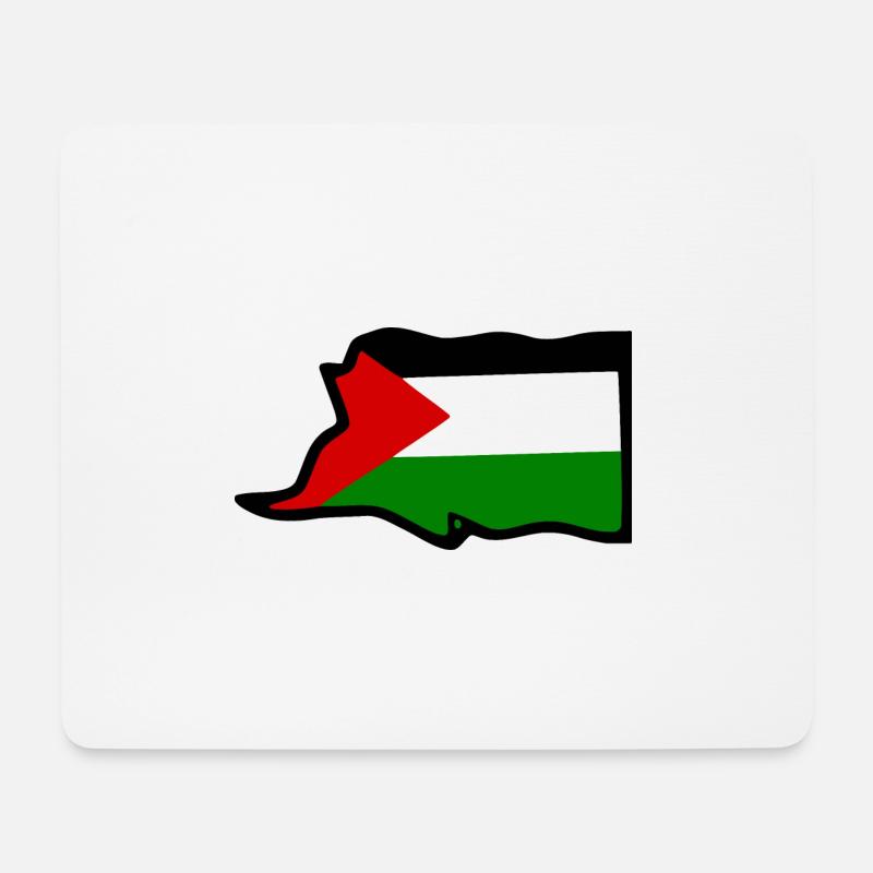 Palestina - Mousepad (Querformat) - Weiß