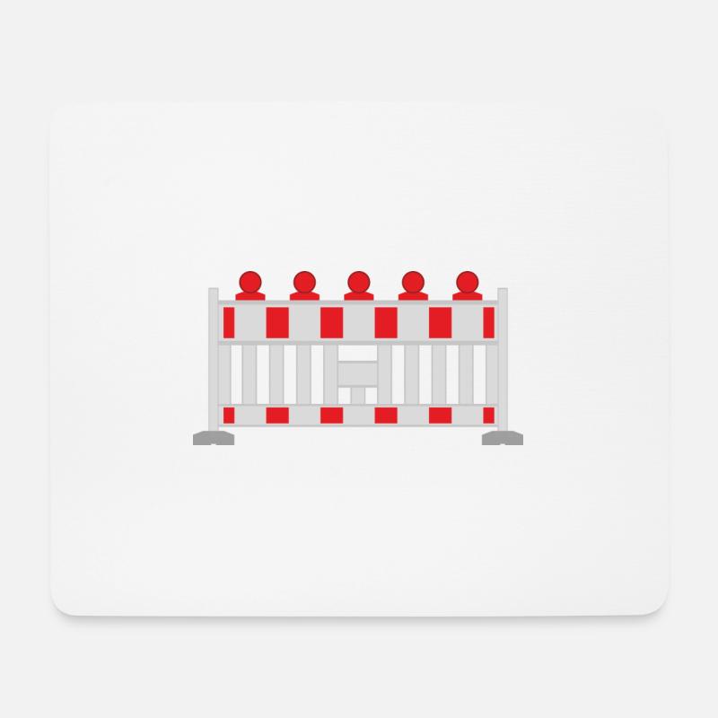 construction - Mouse Pad (horizontal) - white