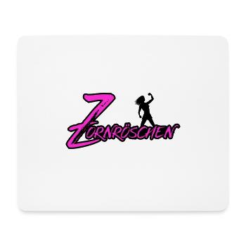 Zornröschen - Mousepad (Querformat) - Weiß - Vorne