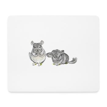 Wester Chinchillas - Mousepad (Querformat) - Weiß - Vorne