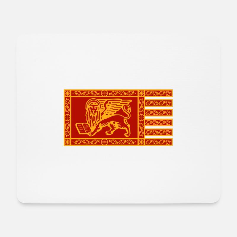 Venedig Flagge - Mousepad (Querformat) - Weiß