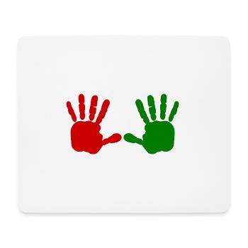 Iran - Iran - Rote hand - blut hand - Mousepad (Querformat) - Weiß - Vorne
