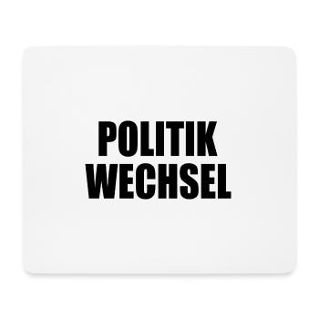 politikwechsel - Mousepad (Querformat) - Weiß - Vorne