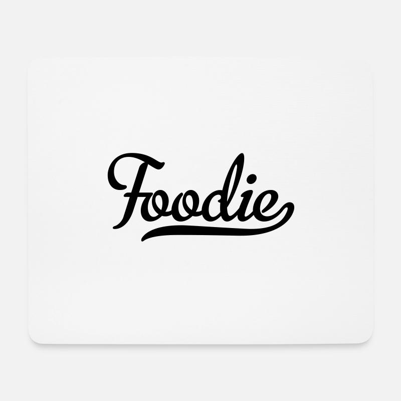 Foodie - Mousepad (Querformat) - Weiß