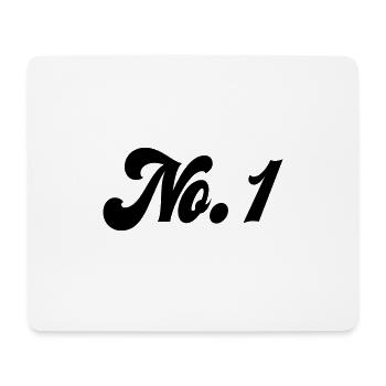 Nr. 1 - Mousepad (Querformat) - Weiß - Vorne