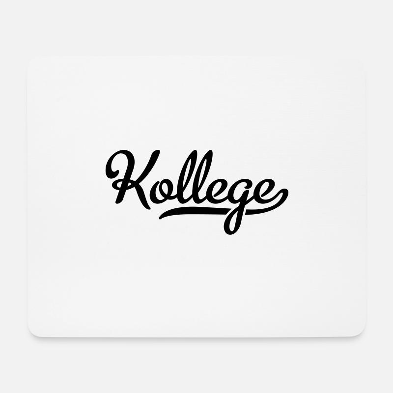 Kollege - Mousepad (Querformat) - Weiß