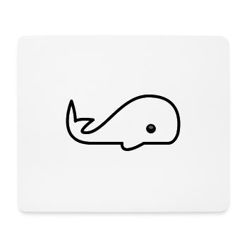 whale58 - Tapis de souris (format paysage) - blanc - Devant