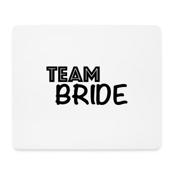 Team Bride - Mousepad (Querformat) - Weiß - Vorne