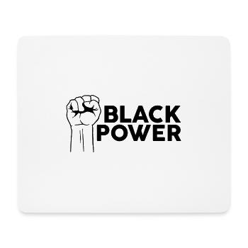 Black Lives Matter - Tapis de souris (format paysage) - blanc - Devant
