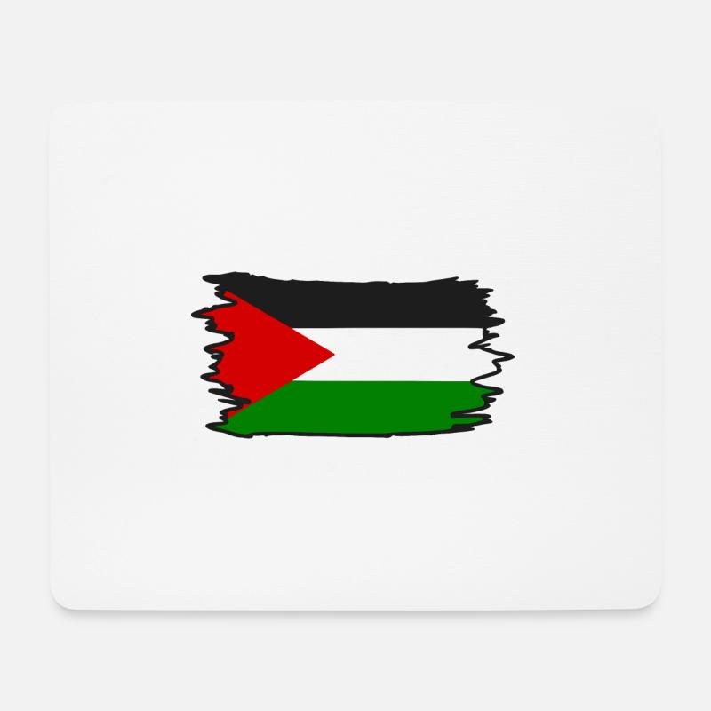 Free palestine - Mouse Pad (horizontal) - white